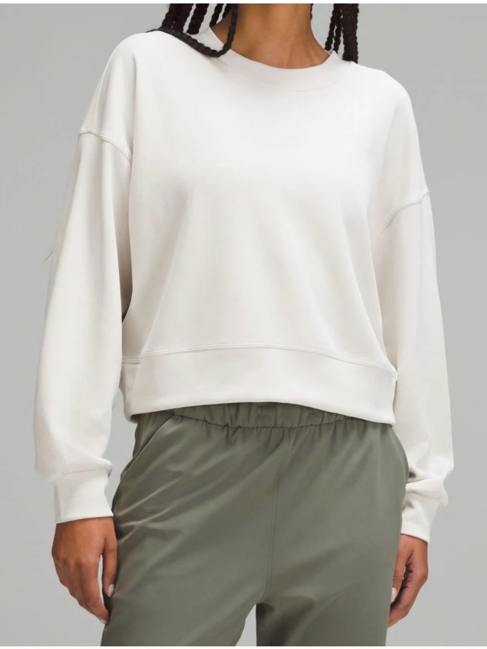 lululemon Soft Stream Crew Beige
